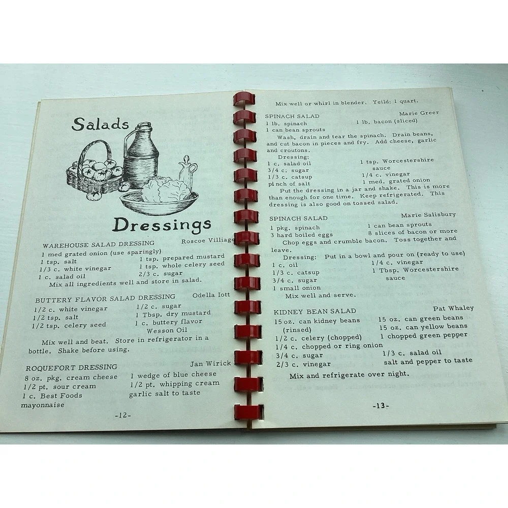 VTG‎ 1776 Bicentennial Cook Book-Bedford, MI Bedford Senior Citizens 1976